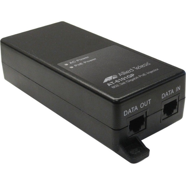 Allied Telesis IEEE 802.3at Gigabit Ethernet PoE+ Injector