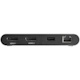 StarTech.com Thunderbolt 3 Mini Dock - Portable Dual Monitor TB3 Docking Station DisplayPort 4K 60Hz - 1x USB-A, GbE - 28cm (11") Cable