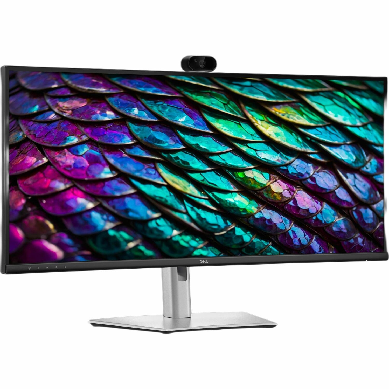Dell Pro P P3426WEB 34" Class Webcam UW-QHD Curved Screen LCD Monitor - 21:9 - Black - TAA Compliant