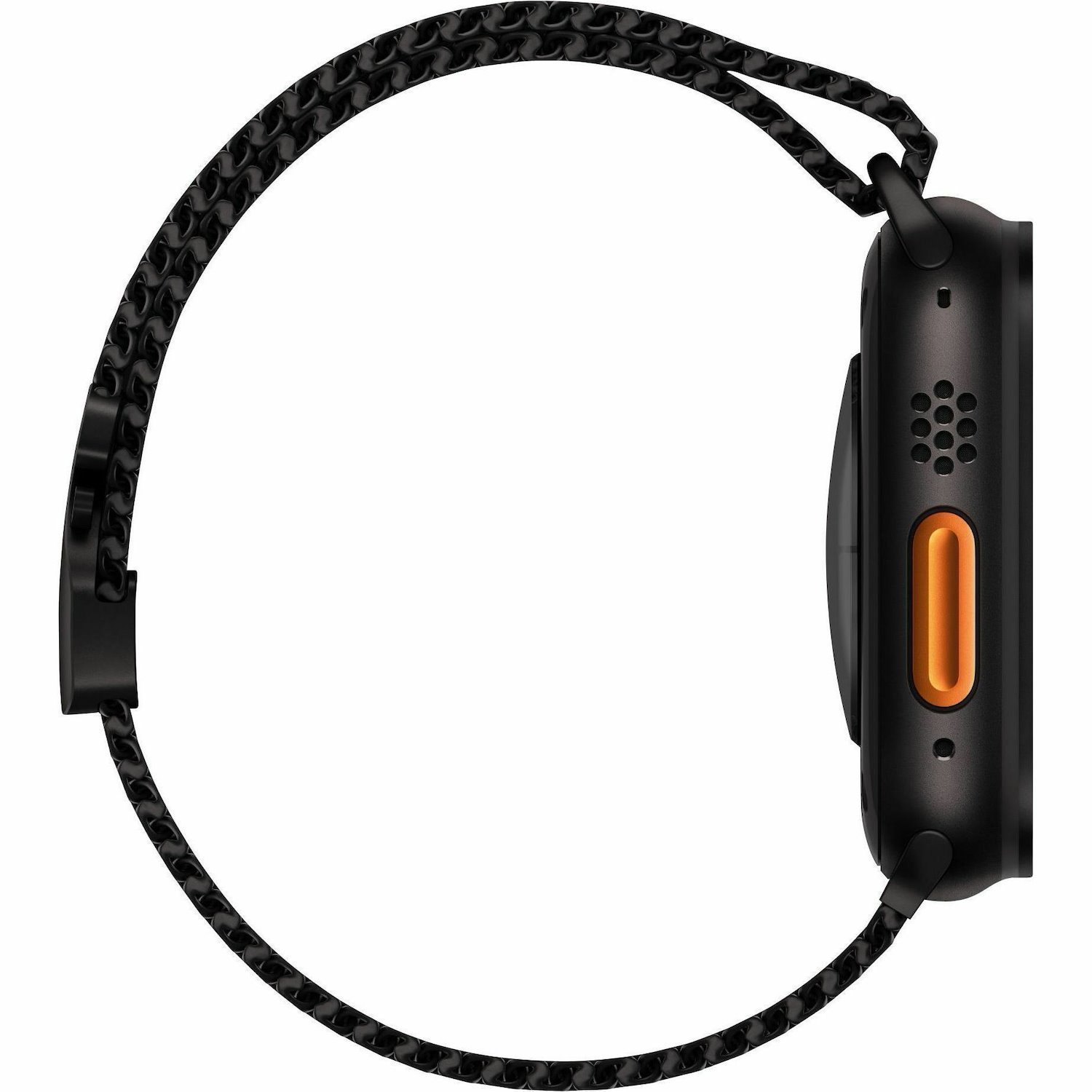Apple Watch Ultra 2 Smart Watch - 49 mm Case Height - 44 mm Case Width - Black Case Color - Titanium Black Band Color - Glass Body Material - Titanium Case Material - Wireless LAN - LTE, UMTS