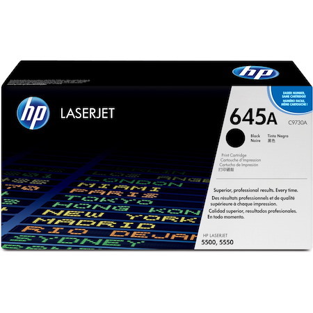 HP 645A (C9730A) Original Laser Toner Cartridge - Single Pack - Black - 1 Each