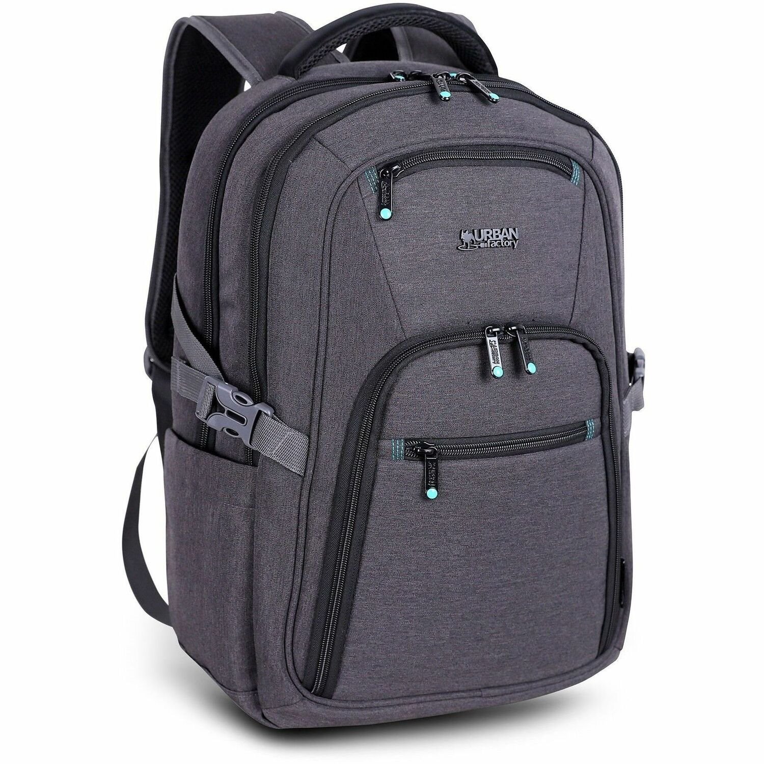 Urban Factory HEAVEE GREEN Carrying Case (Backpack) for 26.7 cm (10.5") to 35.8 cm (14.1") Notebook - Dark Grey