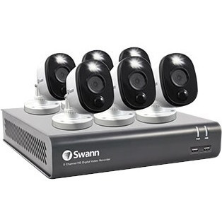 Swann 6 Camera 8 Channel 1080p Full HD DVR Security System - 1 TB HDD