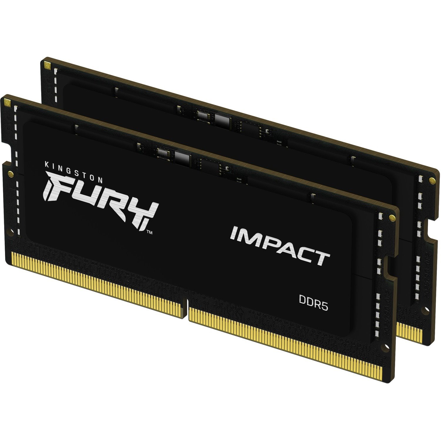 Kingston FURY Impact RAM Module for Gaming Notebook - 64 GB (2 x 32GB) - DDR5-4800/PC5-38400 DDR5 SDRAM - 4800 MHz Dual-rank Memory - CL38 - 1.10 V