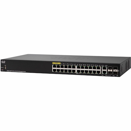 Cisco SF350-24MP 24-Port 10 100 Max PoE Managed Switch