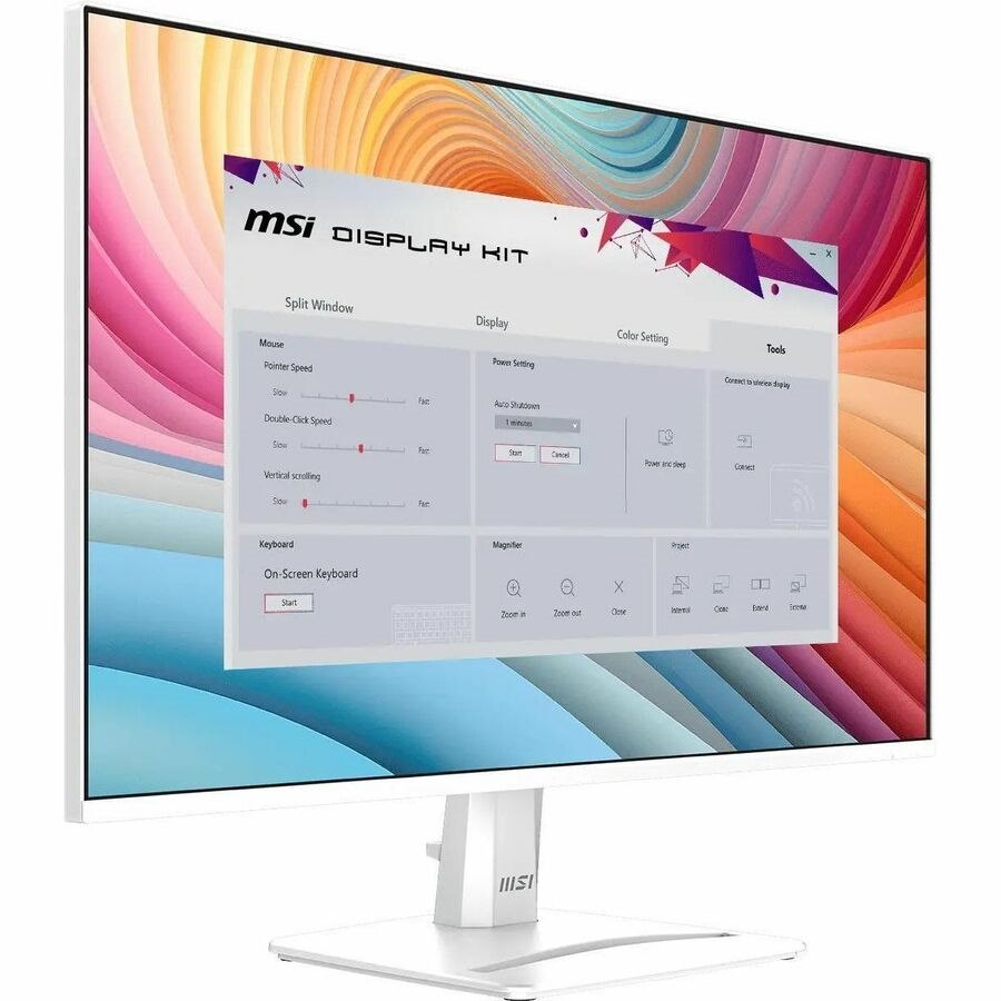 MSI Pro PRO MP275W E2 27" Class Full HD LCD Monitor - 16:9 - Matte White