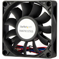 StarTech.com Replacement 70mm Ball Bearing CPU Case Fan - TX3 Connector - Case fan - 70 mm - black