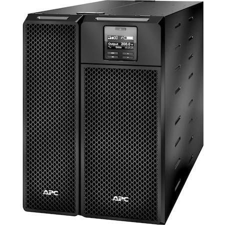 APC Smart-UPS On-Line, 6kVA/6kW, Tower, 208V, 8x 5-20R+4x L6-20R+3x L6-30R+1x L14-30R NEMA, NMC+SmartSlot, W/ transformer 208V to 120V, W/O rail kit