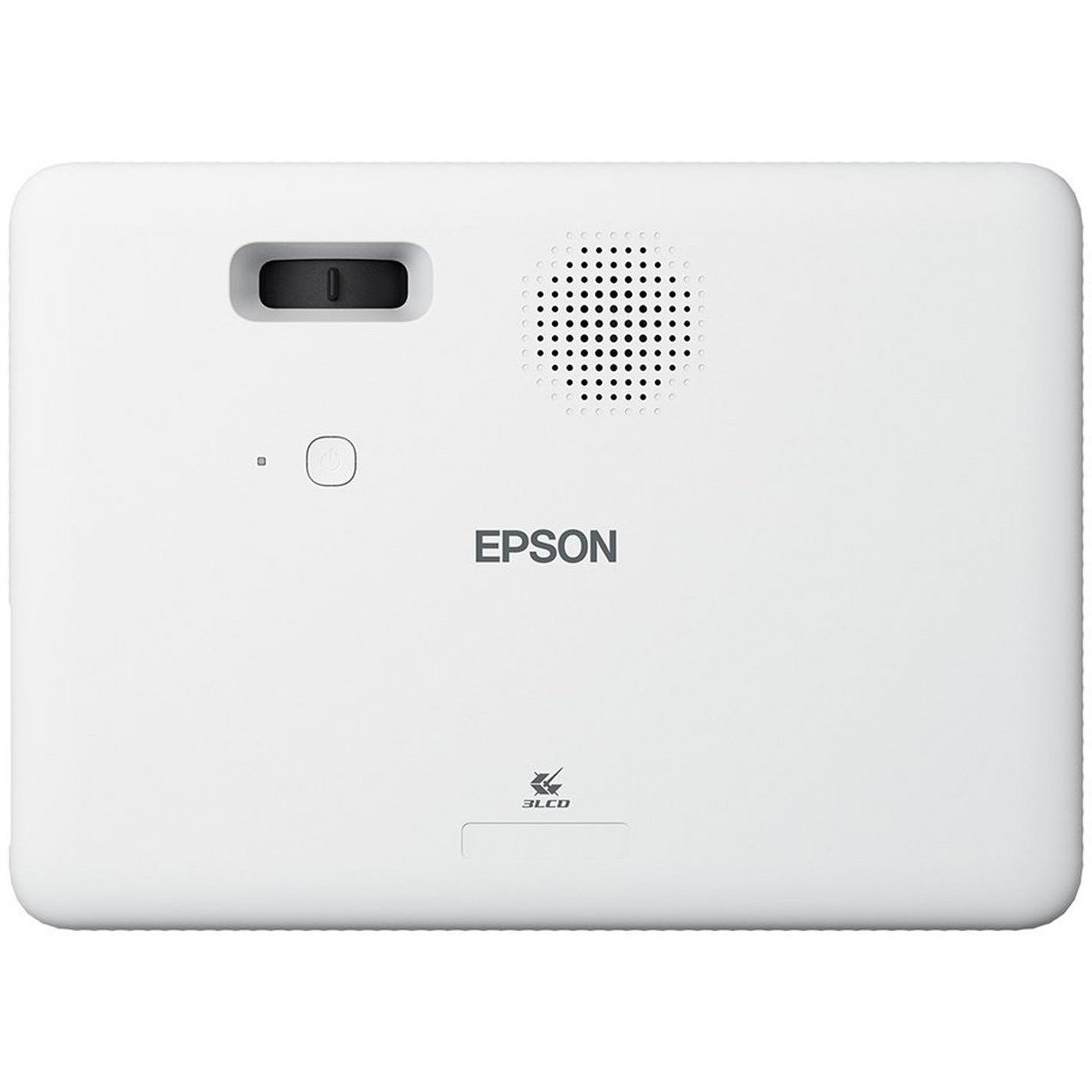 Epson CO-W01 3LCD Projector - 16:10 - Ceiling Mountable, Desktop - White