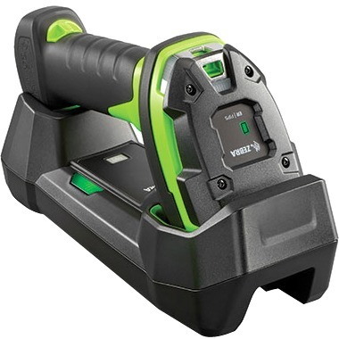 Zebra DS3678-ER Rugged Industrial, Warehouse Handheld Barcode Scanner Kit - Wireless Connectivity - Industrial Green - USB Cable Included