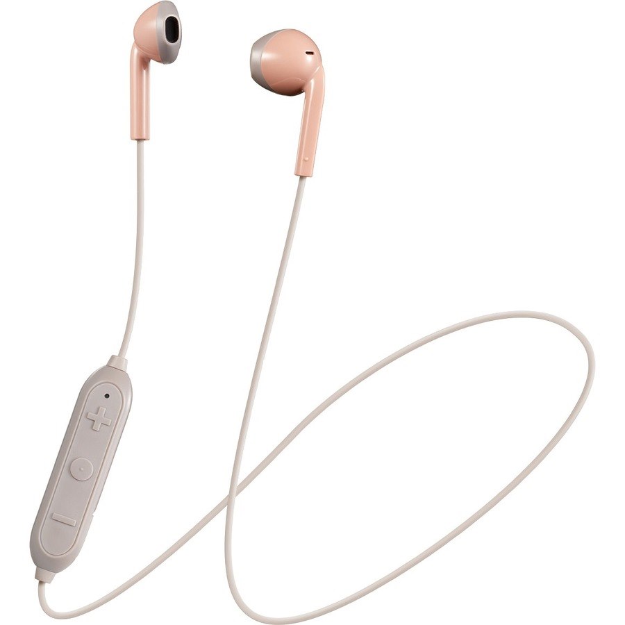 JVC HAF19BTPT Retro In-Ear Wireless Bluetooth Earbuds with Microphone (Pink)
