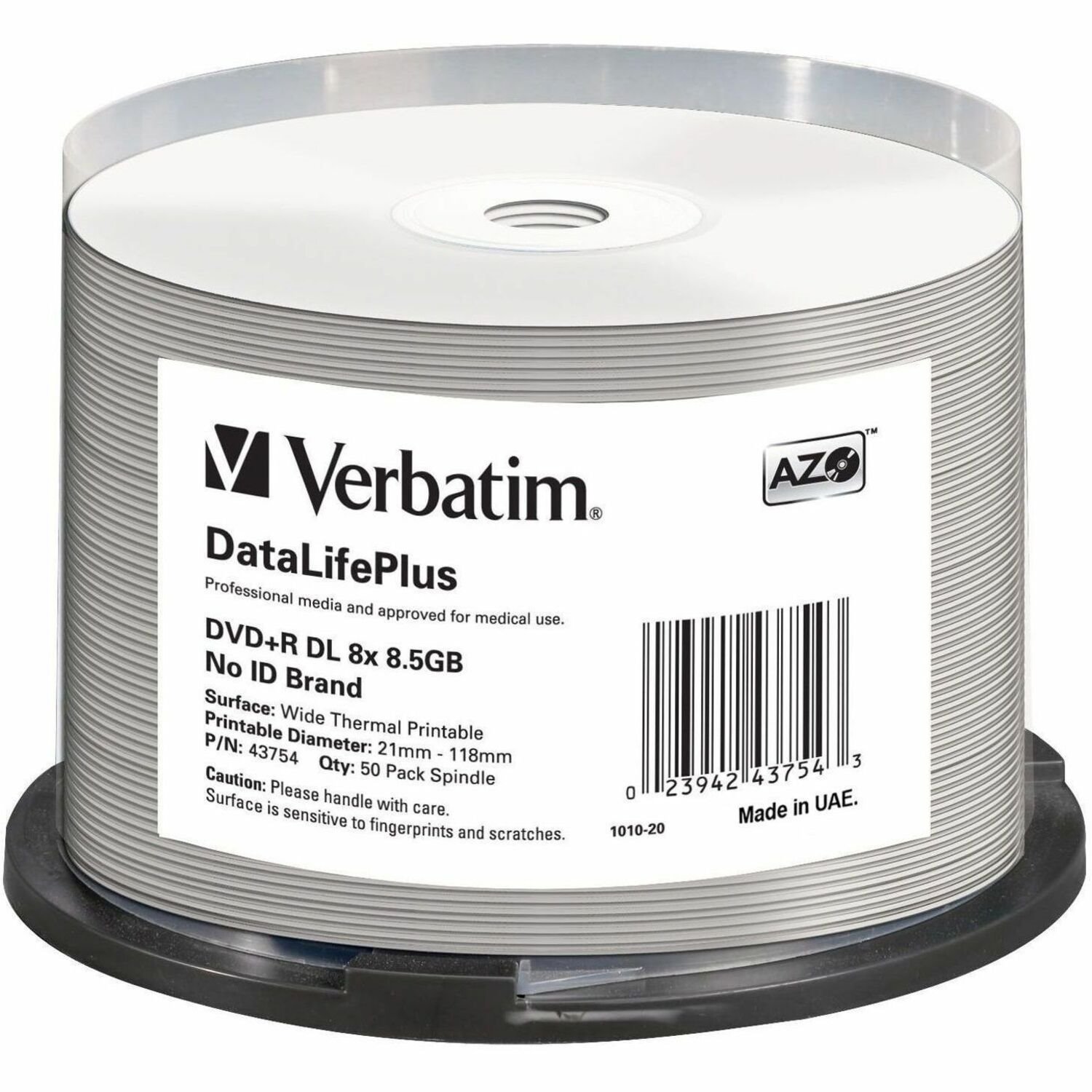 Verbatim DataLifePlus 43754 DVD opneembaar - DVD+R DL - 8x - 8,50 GB - 50