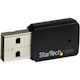 StarTech.com USB 2.0 AC600 Mini Dual Band Wireless-AC Network Adapter - 1T1R 802.11ac WiFi Adapter