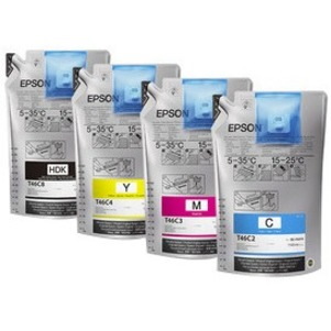 Epson T46C, 6 x 1000 mL Cyan UltraChrome DS Ink Packs