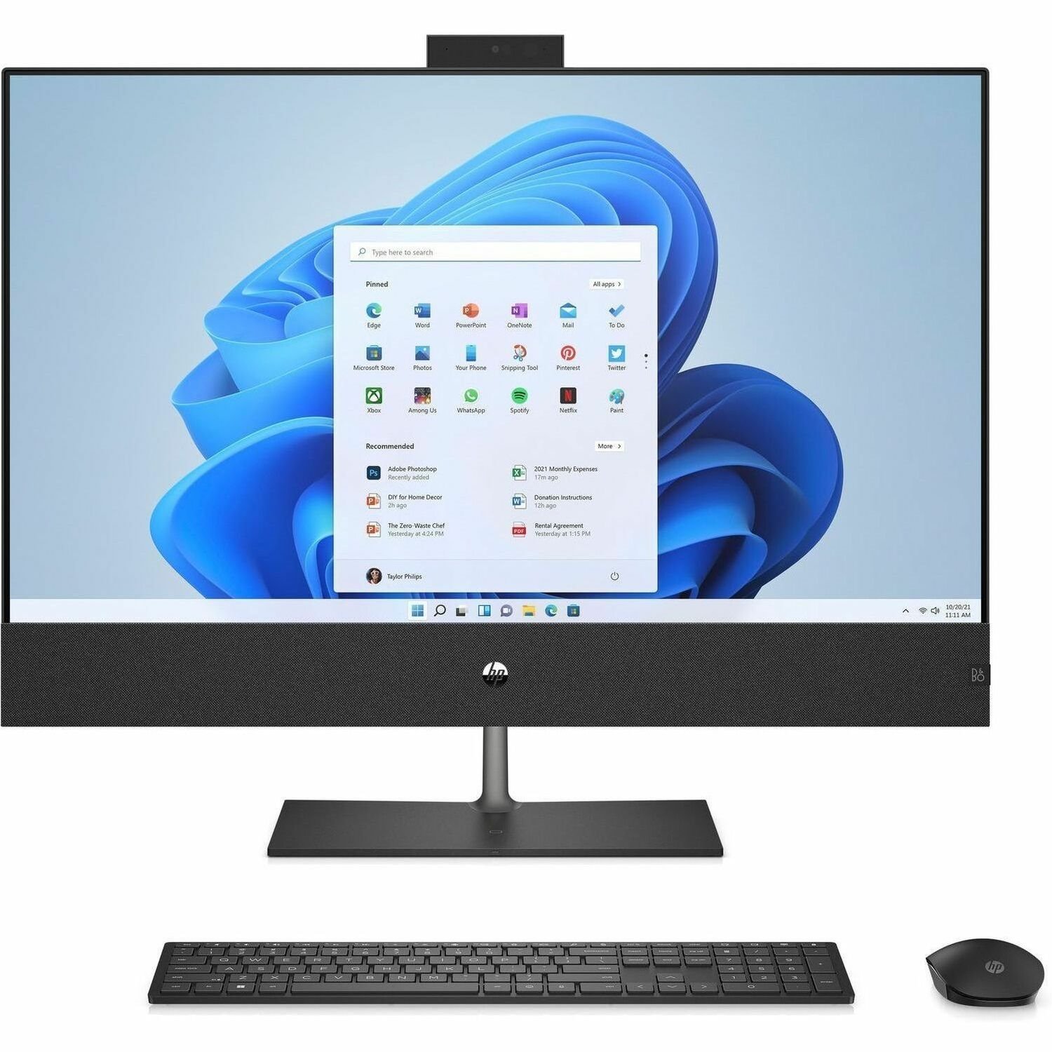 HP Pavilion 32-b1000 32-b1019 All-in-One Computer - Intel Core i7 13th Gen i7-13700T - 16 GB - 1 TB SSD - 31.5" QHD - Desktop - Sparkling Black