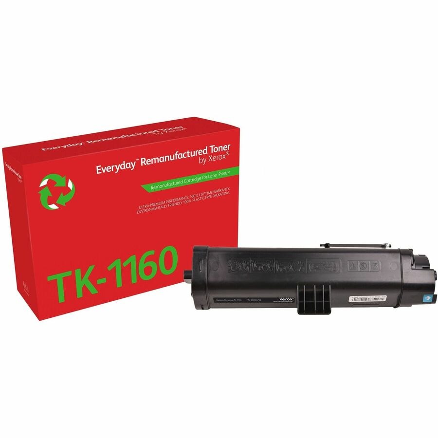 Xerox Everyday Remanufactured Standard Yield Laser Toner Cartridge TK-1160 - Black - 1 / Pack