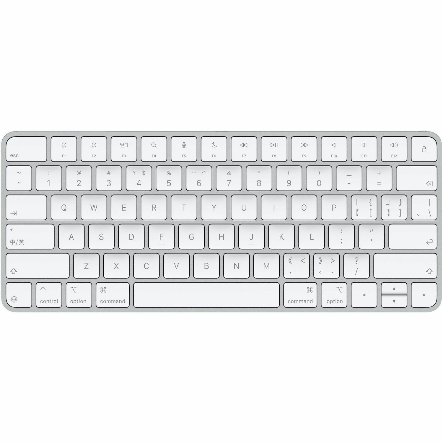 Apple Magic Keyboard - Wired/Wireless Connectivity - USB Type C Interface - Chinese - QWERTY Layout