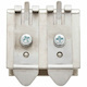 Eaton Tripp Lite Series 2-Port Metal DIN-Rail Mounting Module for Snap-In Keystone Jacks and Couplers, Silver, TAA