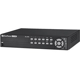 EverFocus 8 CH, H.264, 1080p Hybrid(AHD + TVI)DVR - 4 TB HDD