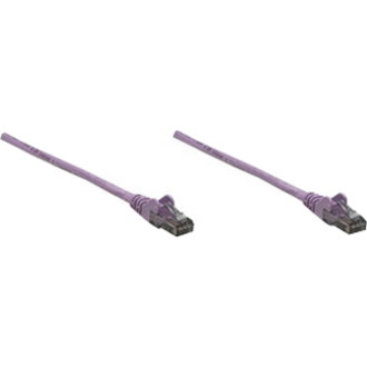 Intellinet Network Solutions Cat6 UTP Network Patch Cable, 50 ft (15.0 m), Purple