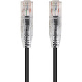 Monoprice SlimRun Cat6 28AWG UTP Ethernet Network Cable, 14ft Black