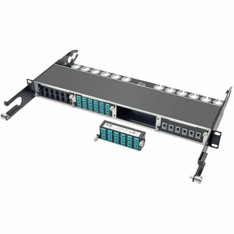 Tripp Lite series N484-12LC 24 Port(s) Network Patch Panel - Black