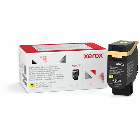 Xerox Genuine Xerox® C320 Color Printer, C325 Color Multifunction Printer Yellow High capacity Toner Cartridge (5500 Pages) - 006R04830