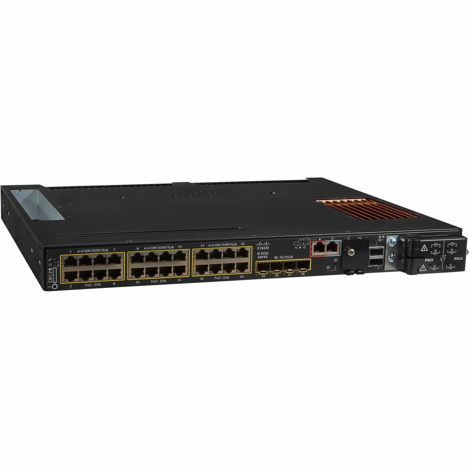 Cisco Catalyst IE9300 IE-9320-24P4X 24 Ports Manageable Ethernet Switch - Gigabit Ethernet, 10 Gigabit Ethernet - 10/100/1000Base-T, 10GBase-X