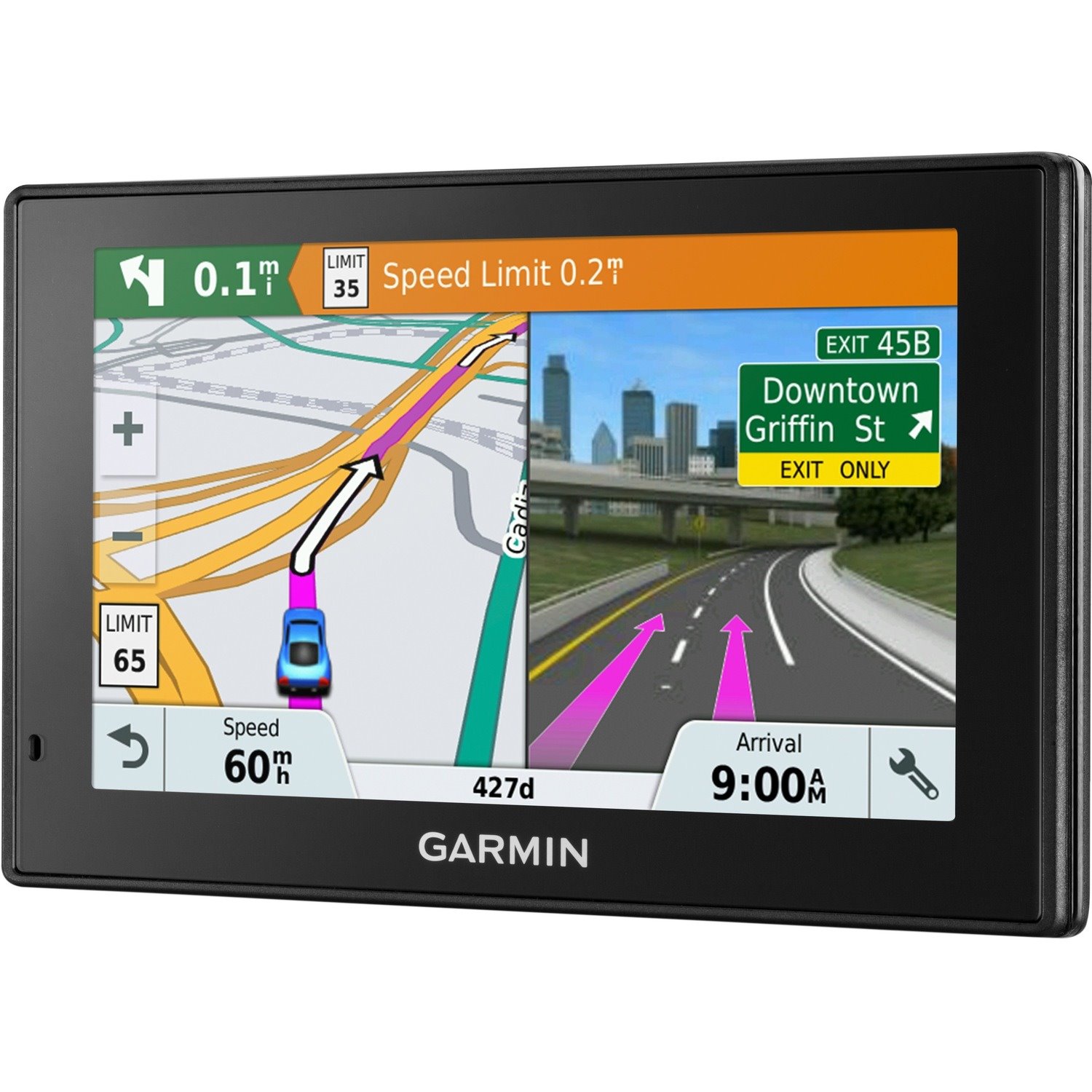 Garmin DriveSmart 51 LMT-S Automobile Portable GPS Navigator - Mountable