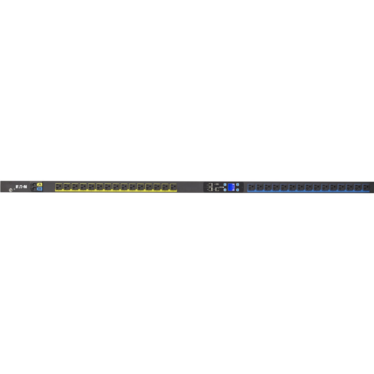 Eaton Metered Input rack PDU, 0U, L5-30P input, 2.88 kW max, 120V, 24A, 10 ft cord, Single-phase, Outlets: (30) 5-20R