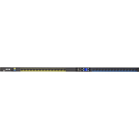 Eaton Metered Input rack PDU, 0U, L5-30P input, 2.88 kW max, 120V, 24A, 10 ft cord, Single-phase, Outlets: (30) 5-20R