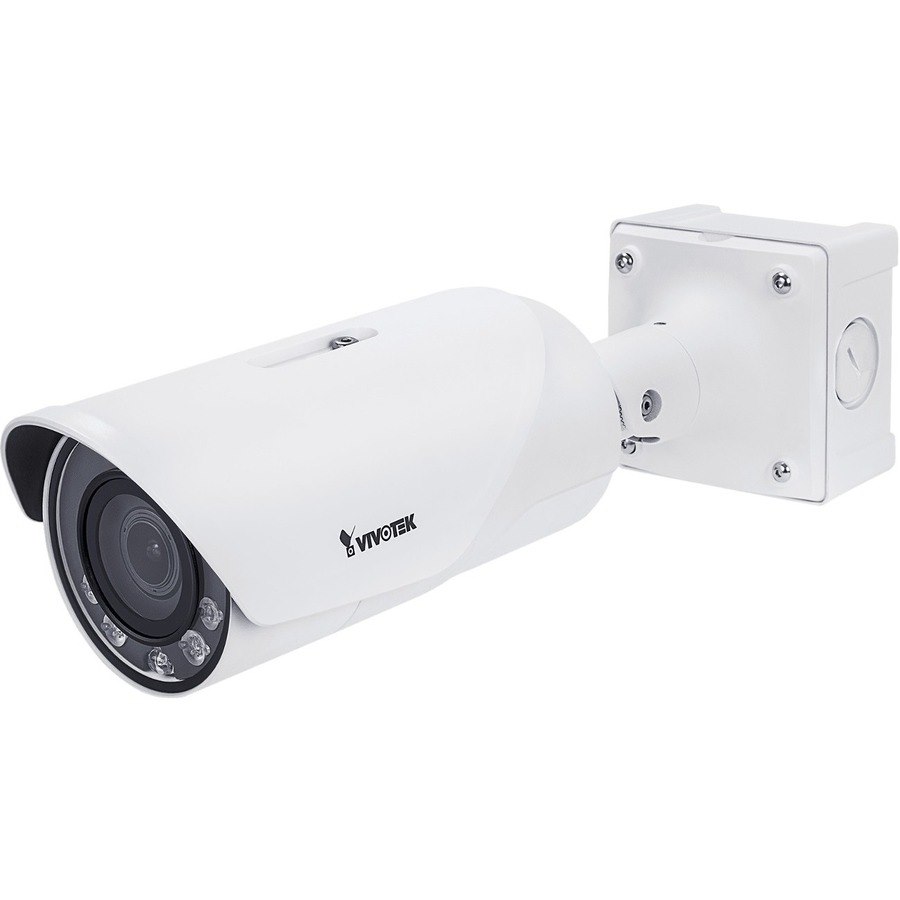 Vivotek IB9391-EHT 8 Megapixel Outdoor HD Network Camera - Monochrome, Color - Bullet - TAA Compliant