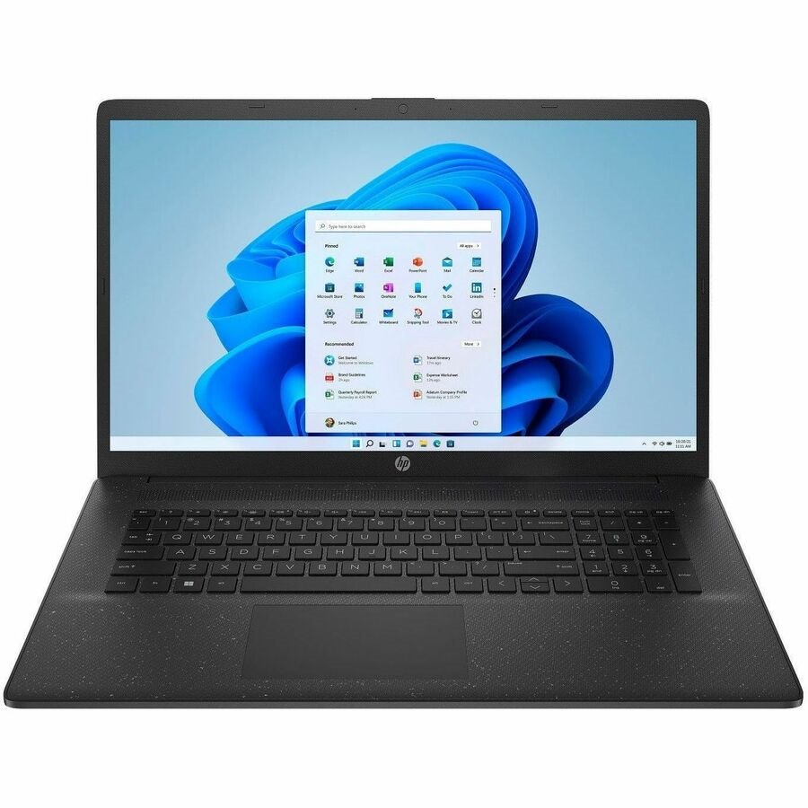 HP 17-cn3000 17-cn3030ca 17.3" Notebook - Full HD - Intel Core i3 i3-N305 - 8 GB - 256 GB SSD - Jet Black