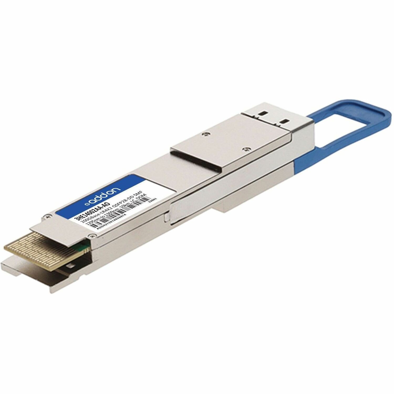 AddOn Alcatel-Lucent Nokia&reg; 3HE14002AA Compatible TAA 2x100GBase-LR4 QSFP28-DD Transceiver (SMF, 1295nm to 1309nm, 10km, 2xCS, DOM)