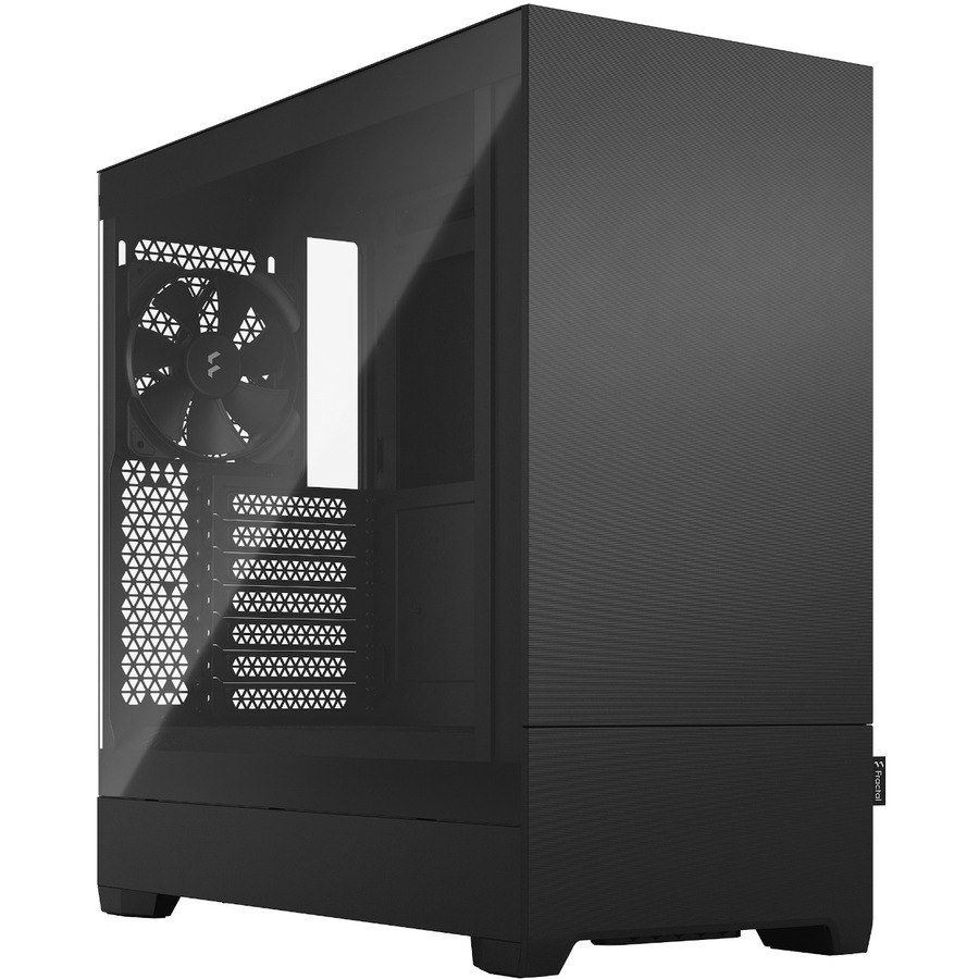 Fractal Design Pop Silent Computer Case - Mini ITX, Mini ATX, ATX Motherboard Supported - Tower - Steel, Tempered Glass - Black