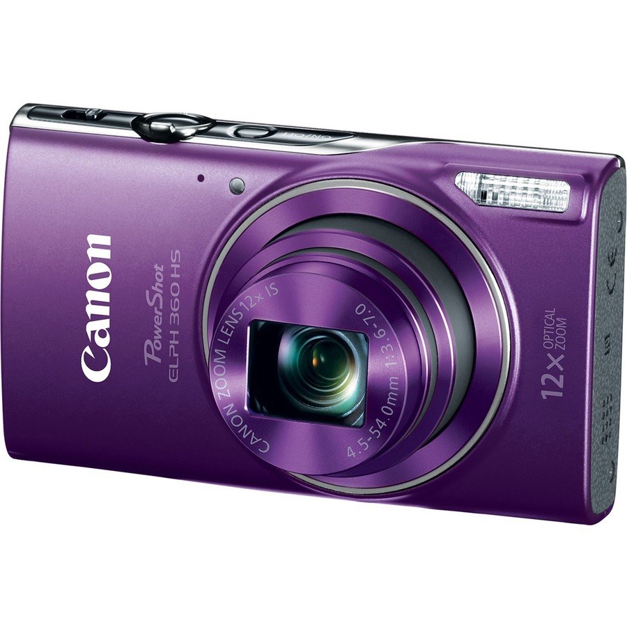 Canon PowerShot 360 HS 20.2 Megapixel Compact Camera - Purple