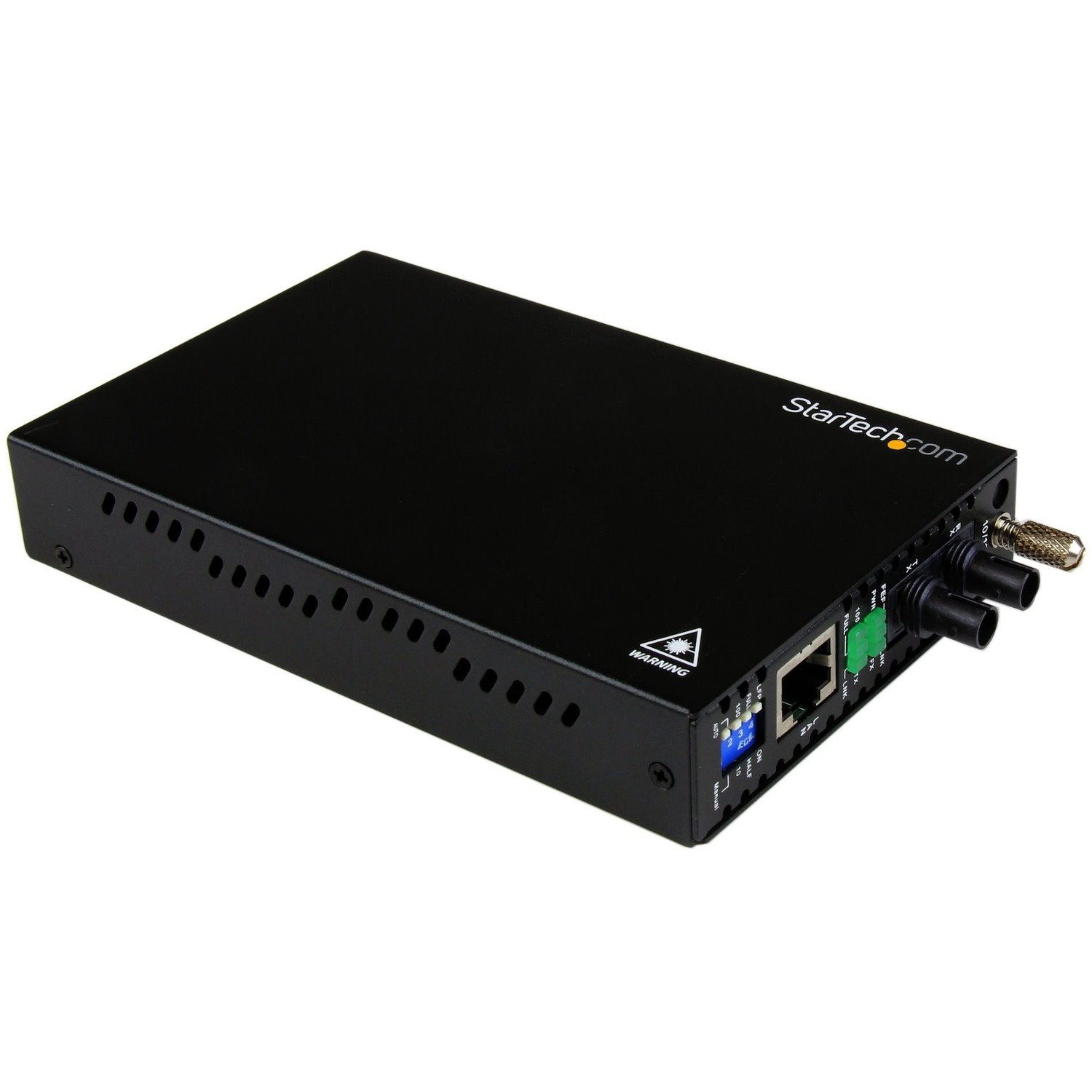 StarTech.com 10/100 Mbps Ethernet to Fiber Optic Media Converter - Steel - Chassis Mount - ST Multimode - 1310nm - 2km (ET90110ST2)