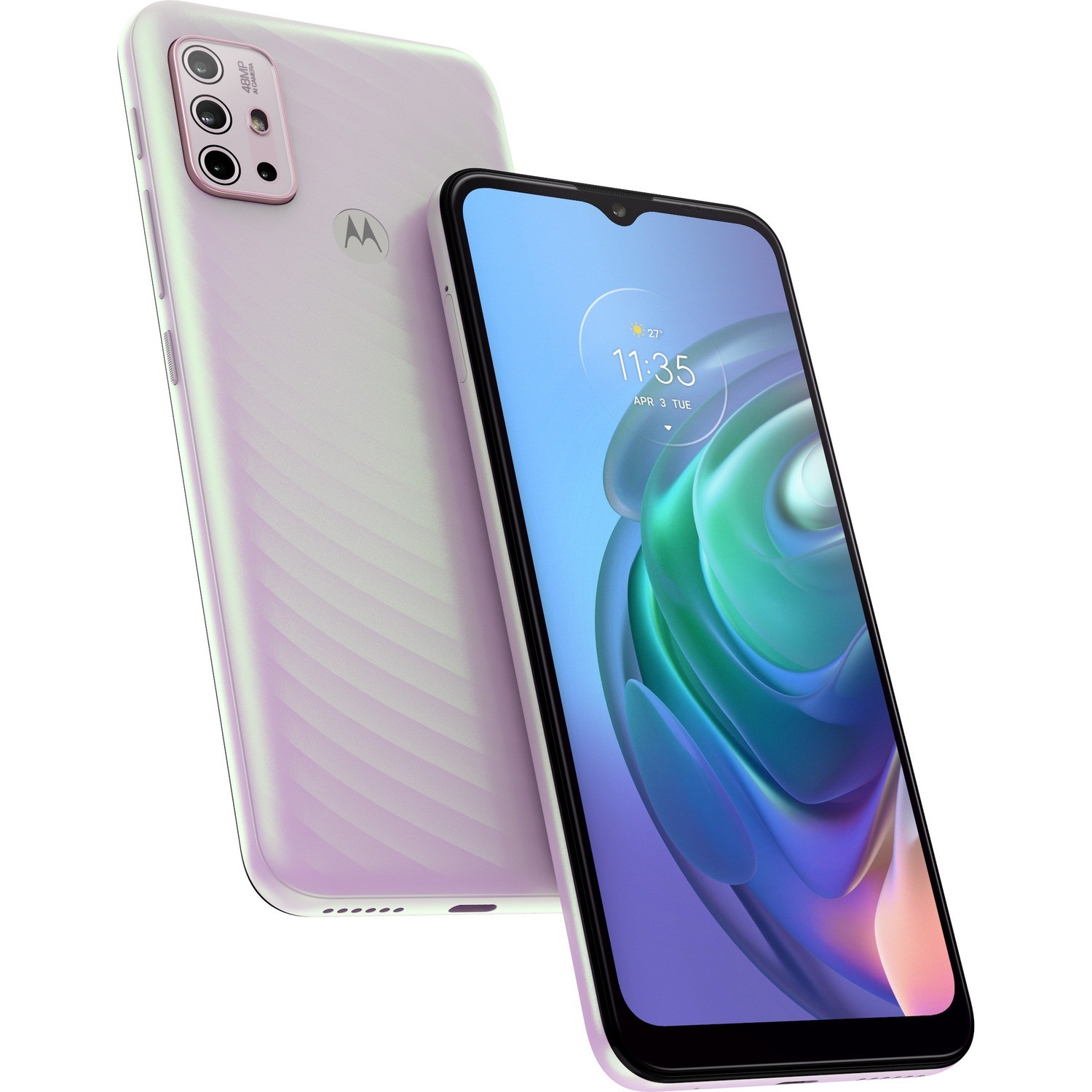 Motorola Mobility moto g10 64 GB Smartphone - 16.5 cm (6.5") Active Matrix TFT LCD HD+ 720 x 1600 - Kryo 260Octa-core (8 Core) 1.80 GHz - 4 GB RAM - Android 11 - 4G - Sakura Pearl