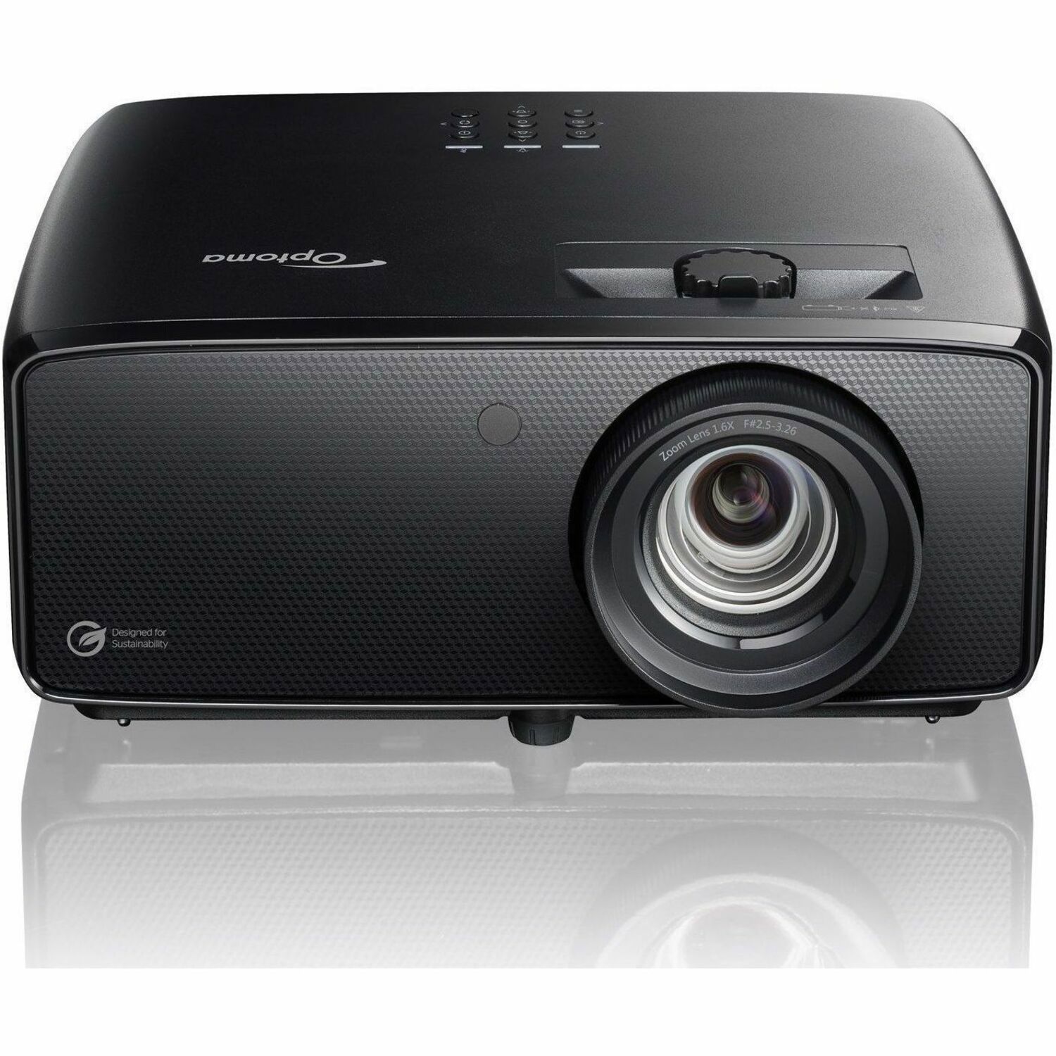 Optoma Black Chassis, 4K Uhd 3840X2160, 3000 Lumens, 3,000,000:1 Contrast, Dual