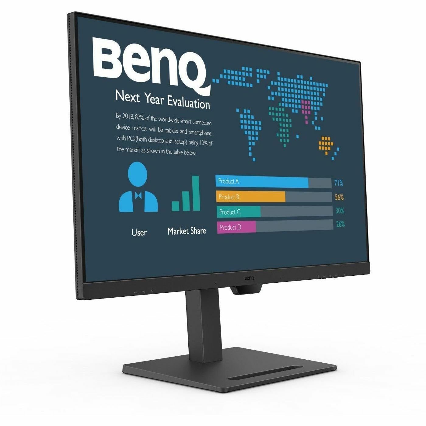 BenQ BL3290QT 32" Class WQHD LED Monitor - 16:9 - White
