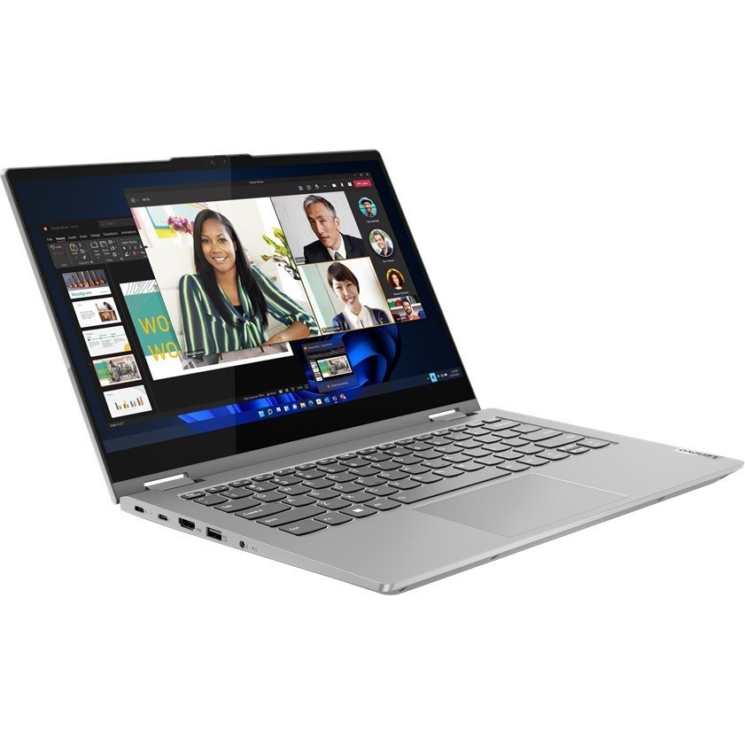 Lenovo ThinkBook 14s Yoga G2 IAP 21DM002AAU 14" Touchscreen Convertible 2 in 1 Notebook - Full HD - 1920 x 1080 - Intel Core i5 12th Gen i5-1235U Deca-core (10 Core) 1.30 GHz - 16 GB Total RAM - 8 GB On-board Memory - 512 GB SSD - Mineral Gray