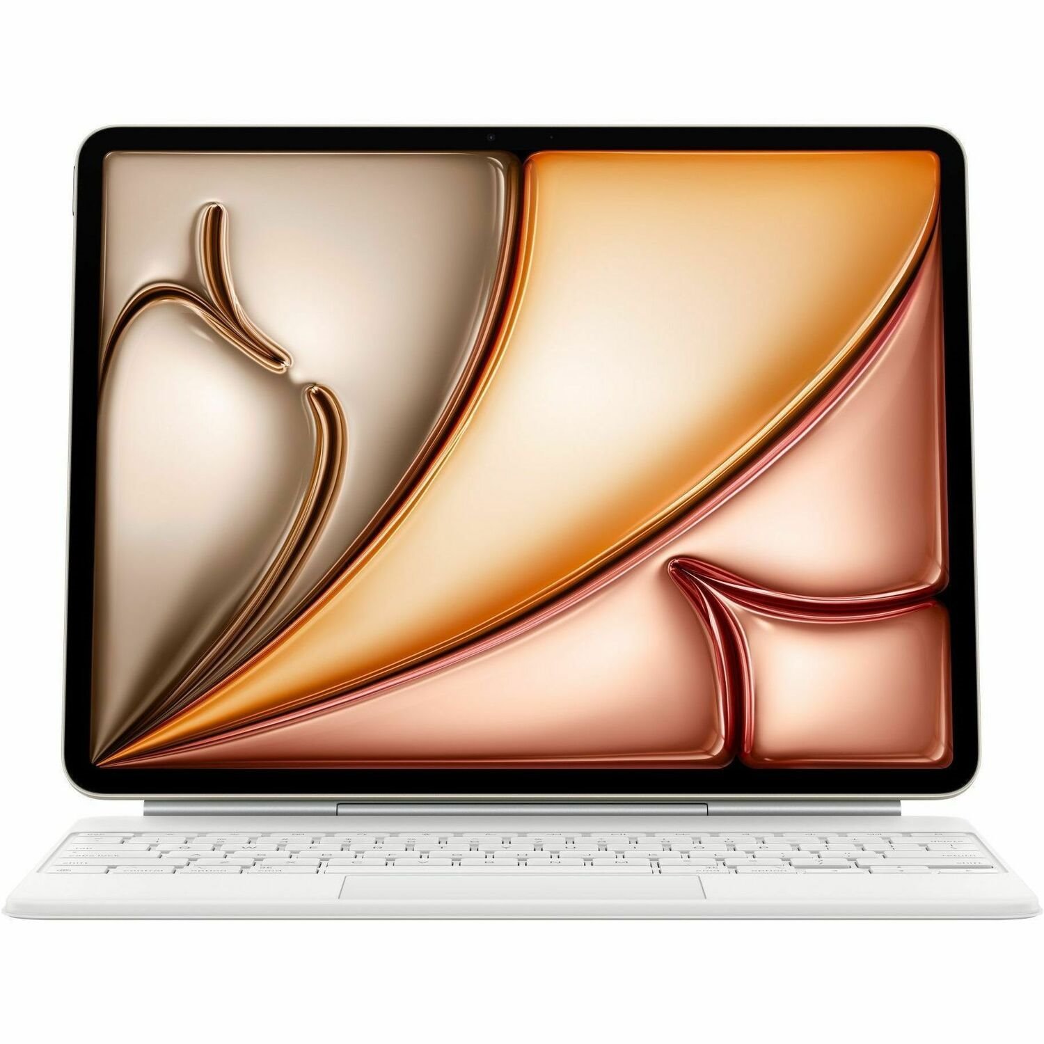 Apple Magic Keyboard/Cover Case for 13" Apple iPad Air 13 (2024), iPad Air 13 (2025) Tablet - English (US) Keyboard - White