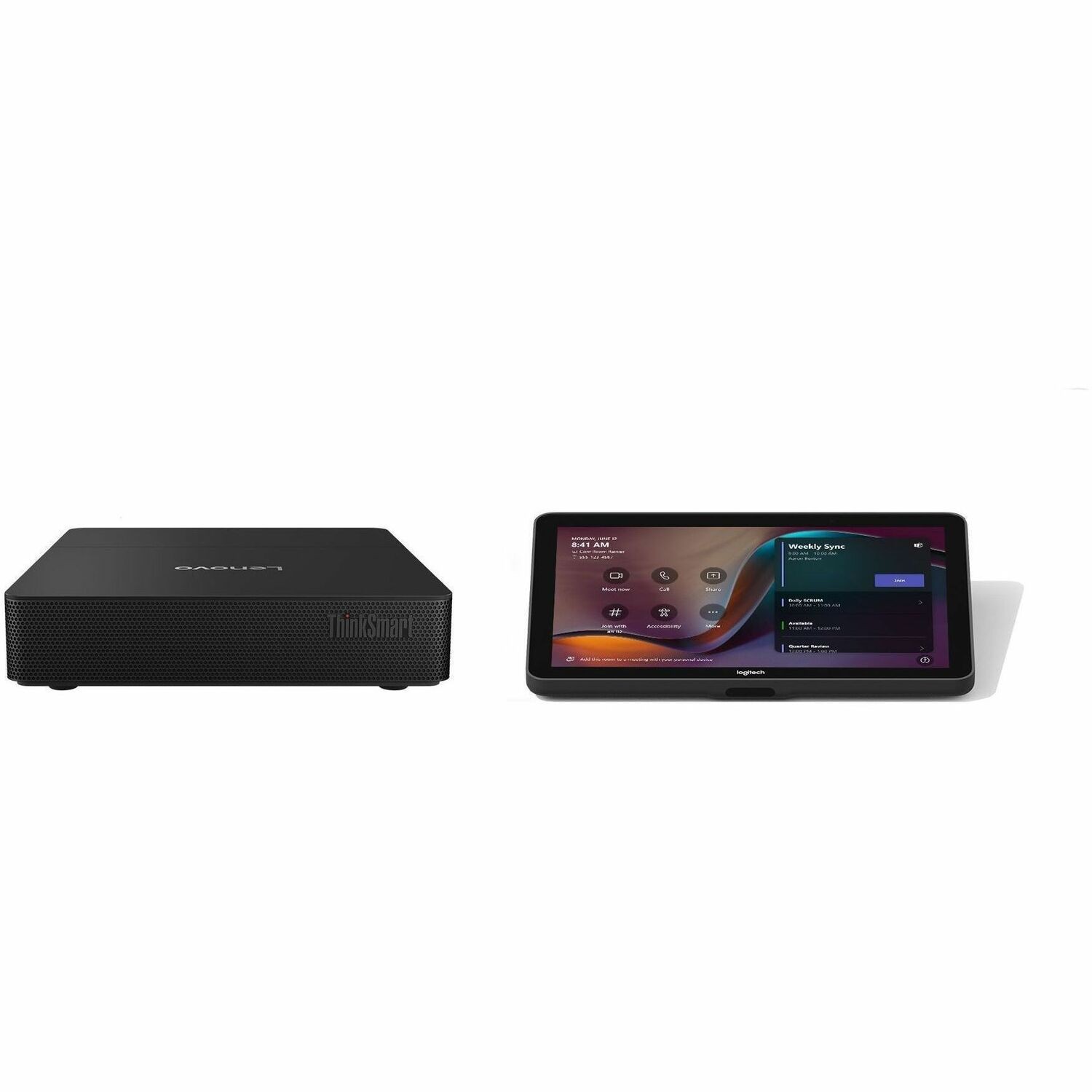 Logitech Tap With Lenovo ThinkSmart Core