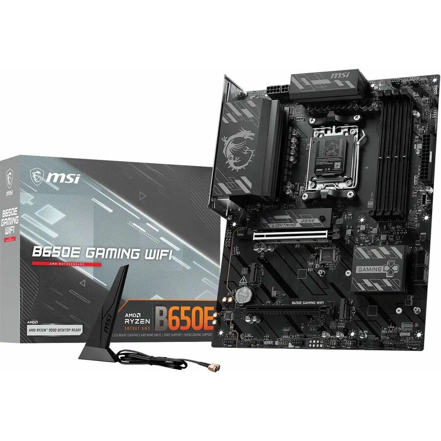MSI B650E GAMING WIFI Gaming Desktop Motherboard - AMD B650 Chipset - Socket AM5 - ATX