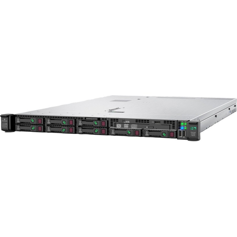 HPE ProLiant DL360 G10 1U Rack Server - 1 Xeon Silver 4208 2.10 GHz - 64 GB RAM - 960 GB SSD - (2 x 480GB) SSD Configuration - Serial ATA/600 Controller