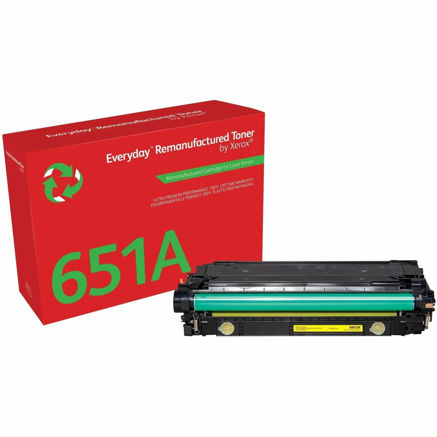 Xerox Everyday Laser Toner Cartridge 651A, 650A - Yellow - 1 / Pack
