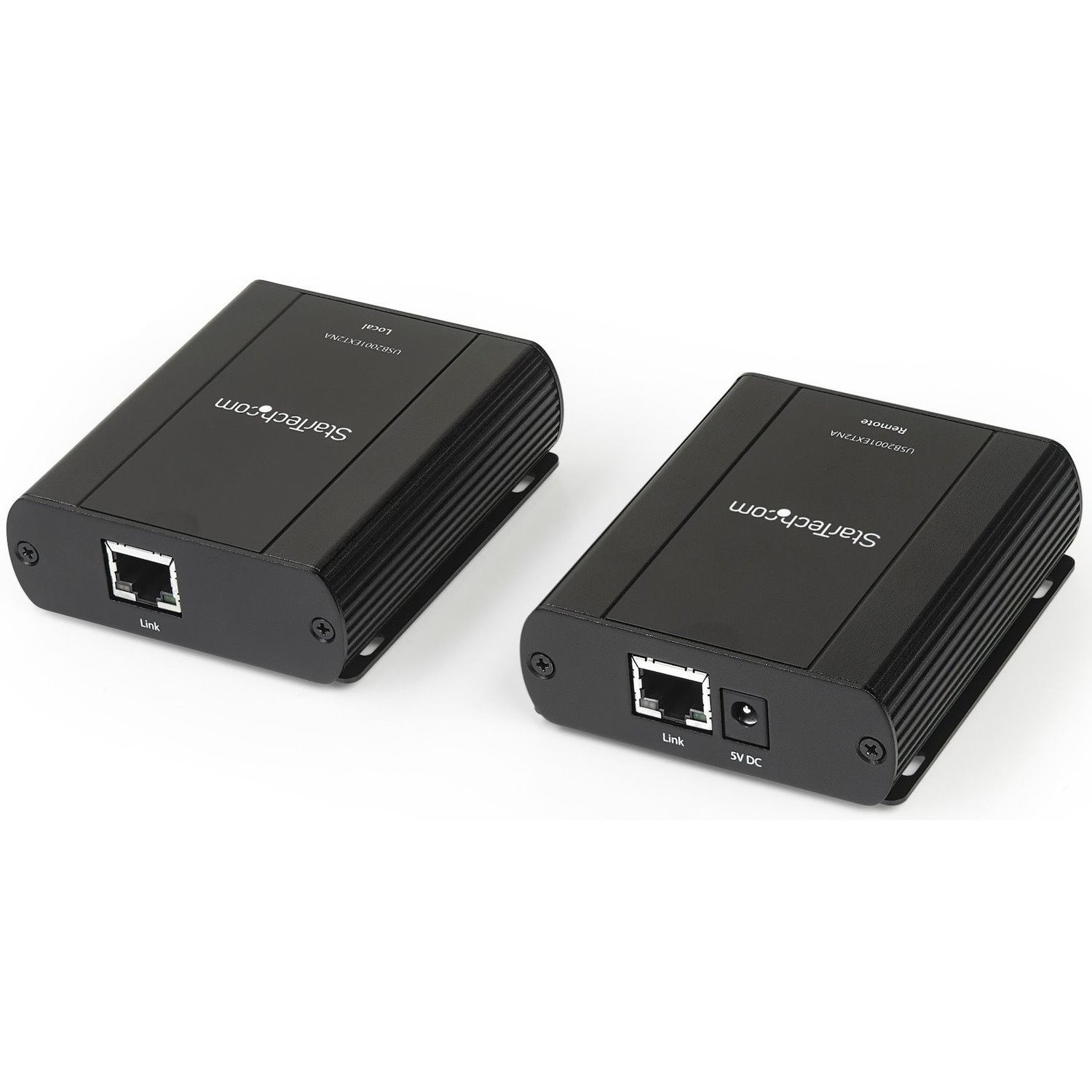 StarTech.com USB 2.0 Extender over Cat5e or Cat6 Ethernet Cable - 330ft/100m USB 2.0 Extender Adapter Kit w/ ESD & Metal Case - Powered