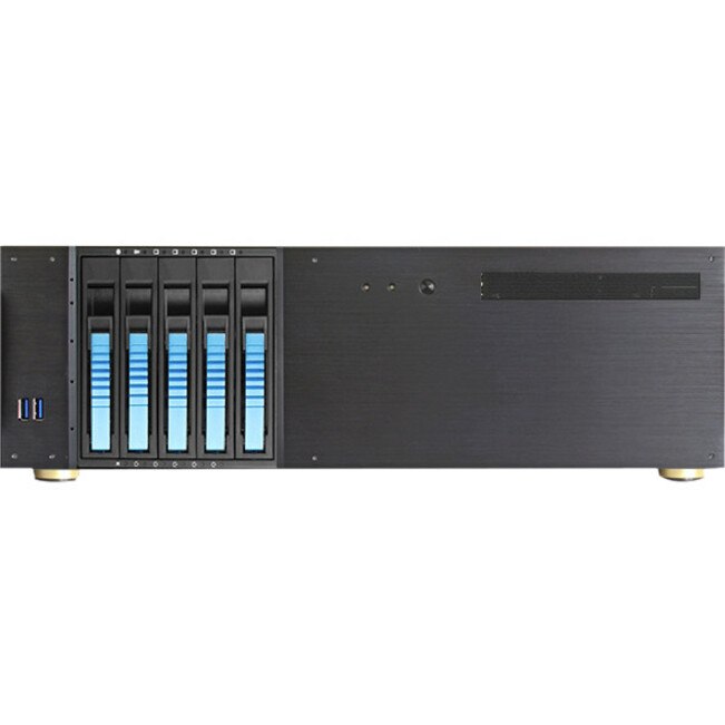 iStarUSA 3U Compact 5x3.5" Bay Hotswap microATX Chassis Black