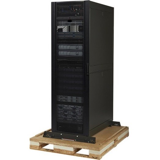APC NetShelter SX, Server Rack Enclosure, 45U, Shock Packaging, 2000 lbs, Black, 2124H x 600W x 1200D mm [TAA]