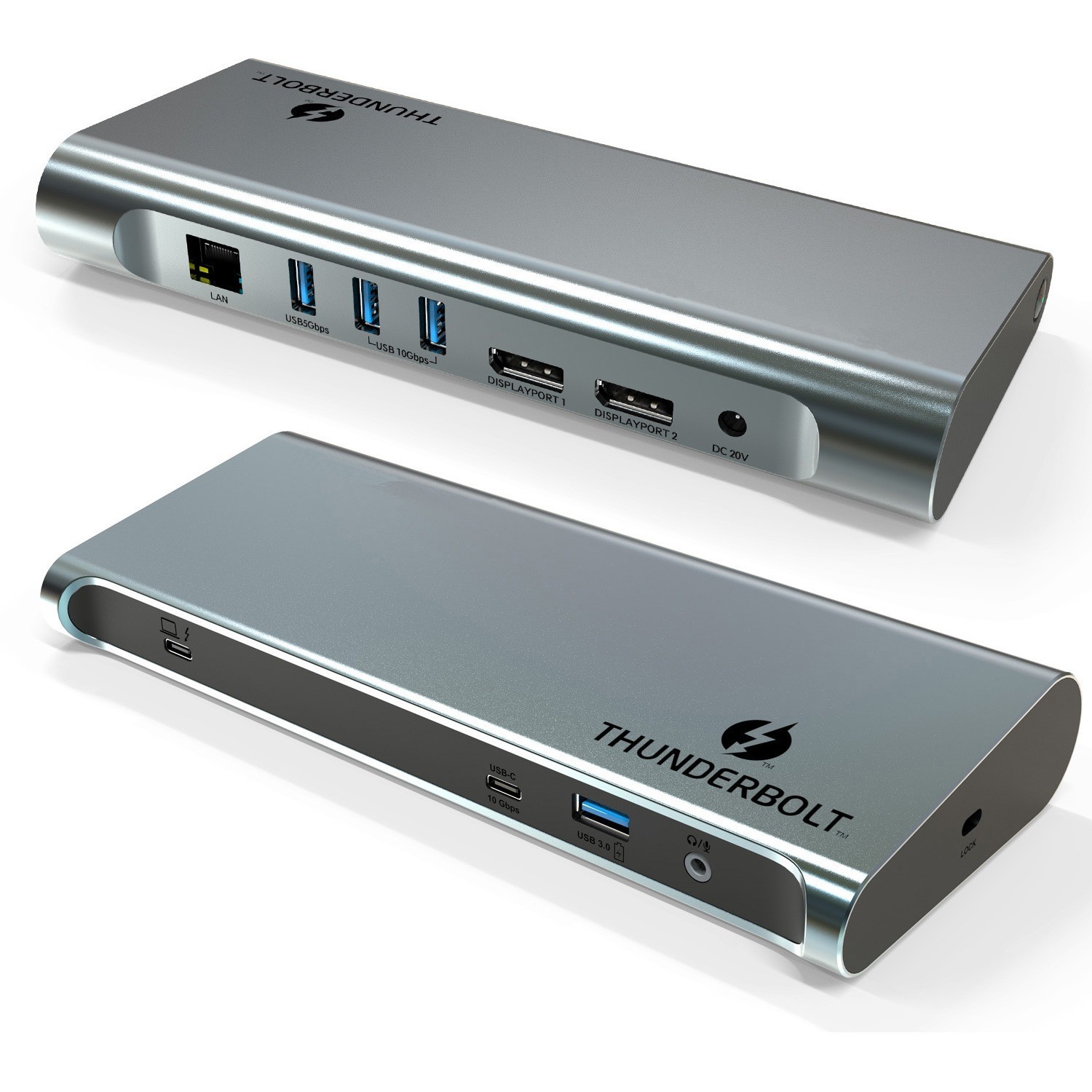 4XEM's Titan Ridge Thunderbolt 3 Dual 4K Monitor Docking Station with 60W Power Delivery